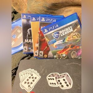 PS4 games! Console available too, willing to bundle.